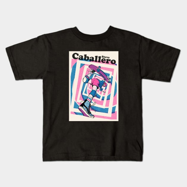 Caballero Dimension Kids T-Shirt by Dark Boogie